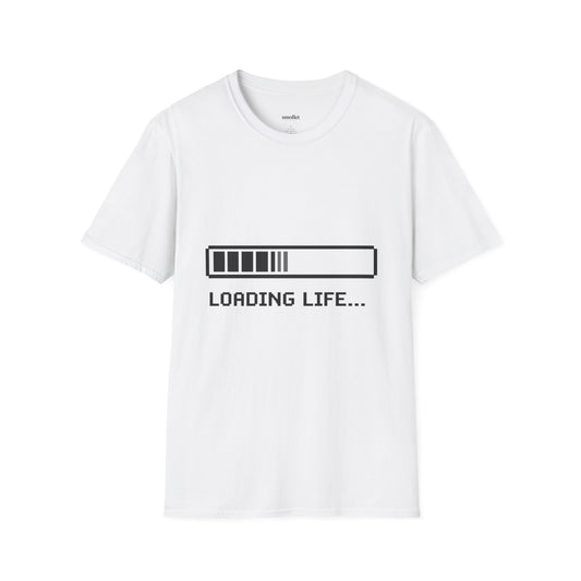 Loading Life T‑Shirt — Minimal Progress Bar Graphic Tee