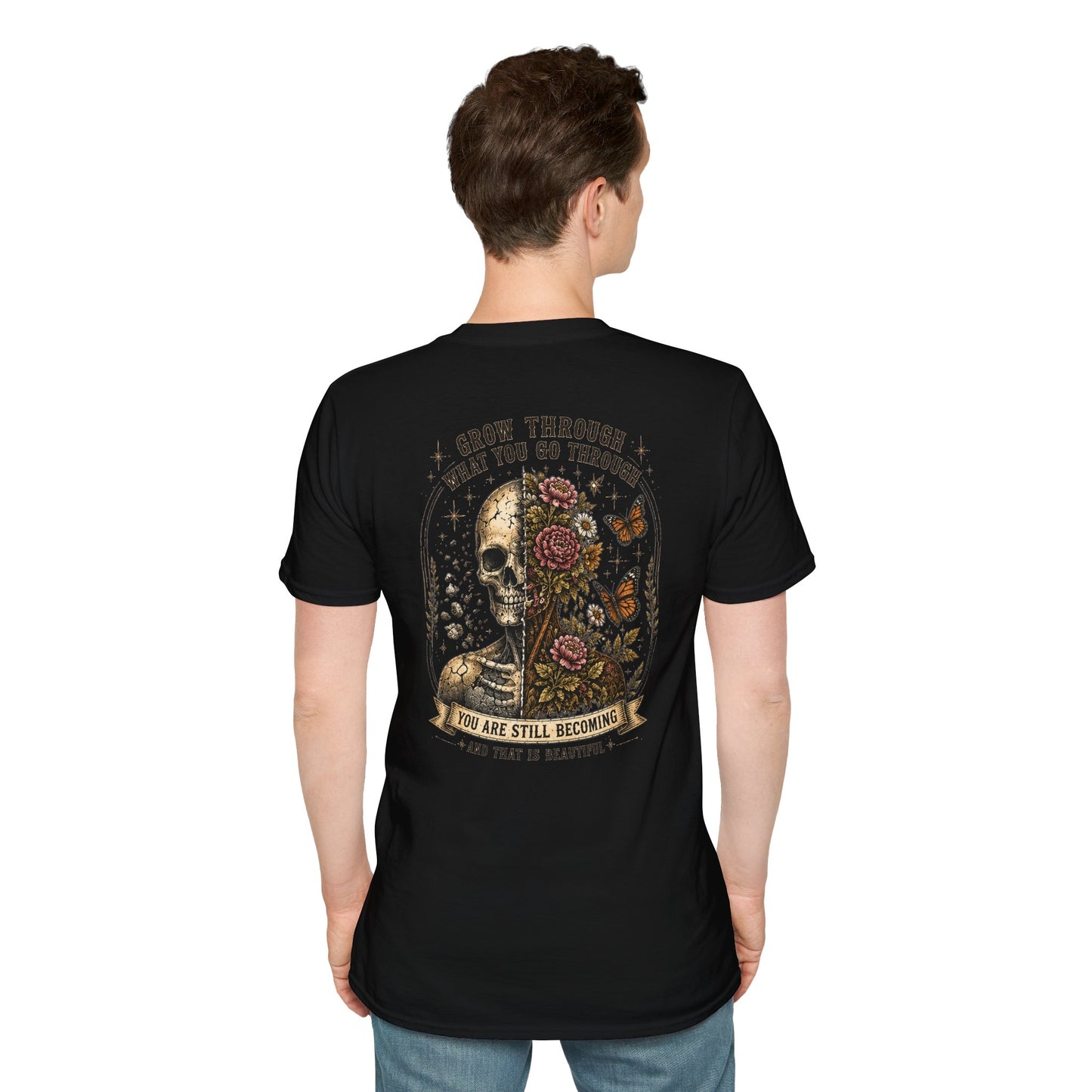 Skull Grow Through T-Shirt