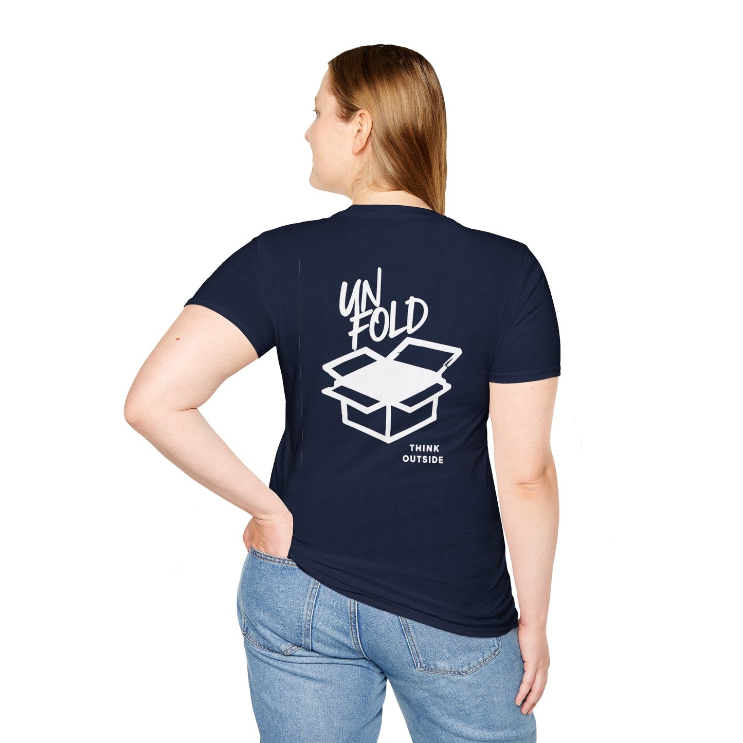 Think Outside the Box T-Shirt — Unfold the Box Graphic Tee