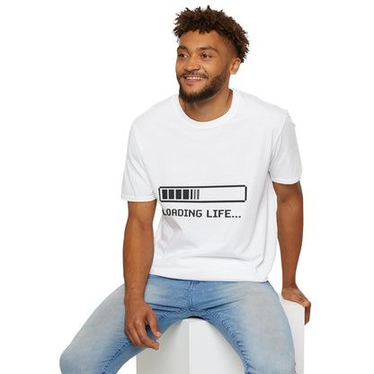 Loading Life T‑Shirt — Minimal Progress Bar Graphic Tee