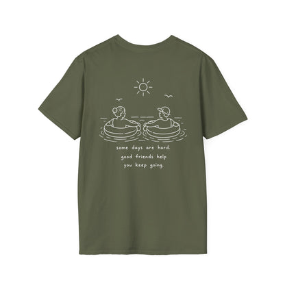 Cute Friendship T-Shirt | Mental Health Support Tee | Best Friend Graphic Shirt