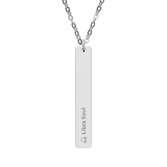 "Libra Soul" - Vertical Bar Necklace