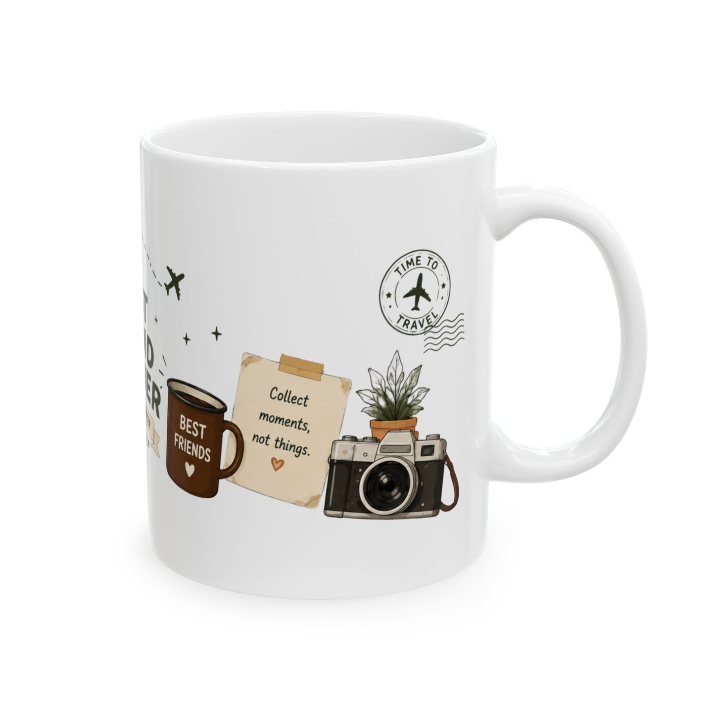 Best Friend Forever Travel Mug | Adventure Coffee Mug (11 Oz)