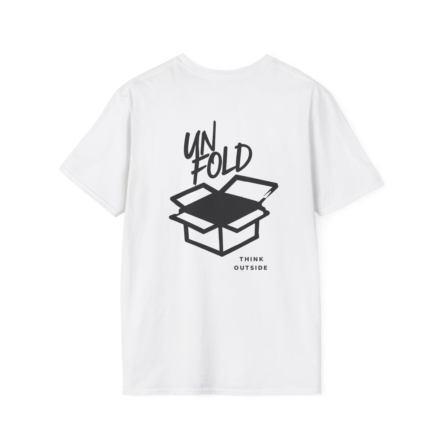 Think Outside the Box T-Shirt — Unfold the Box Graphic Tee