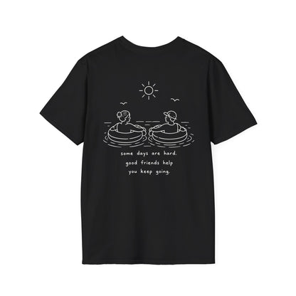 Cute Friendship T-Shirt | Mental Health Support Tee | Best Friend Graphic Shirt