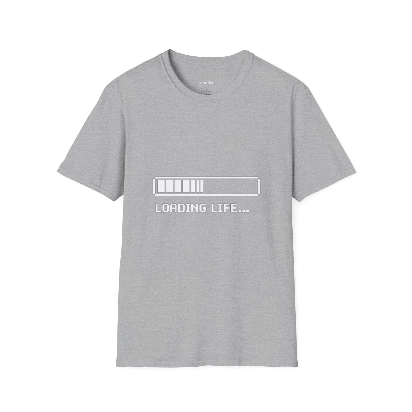 Loading Life T‑Shirt — Minimal Progress Bar Graphic Tee