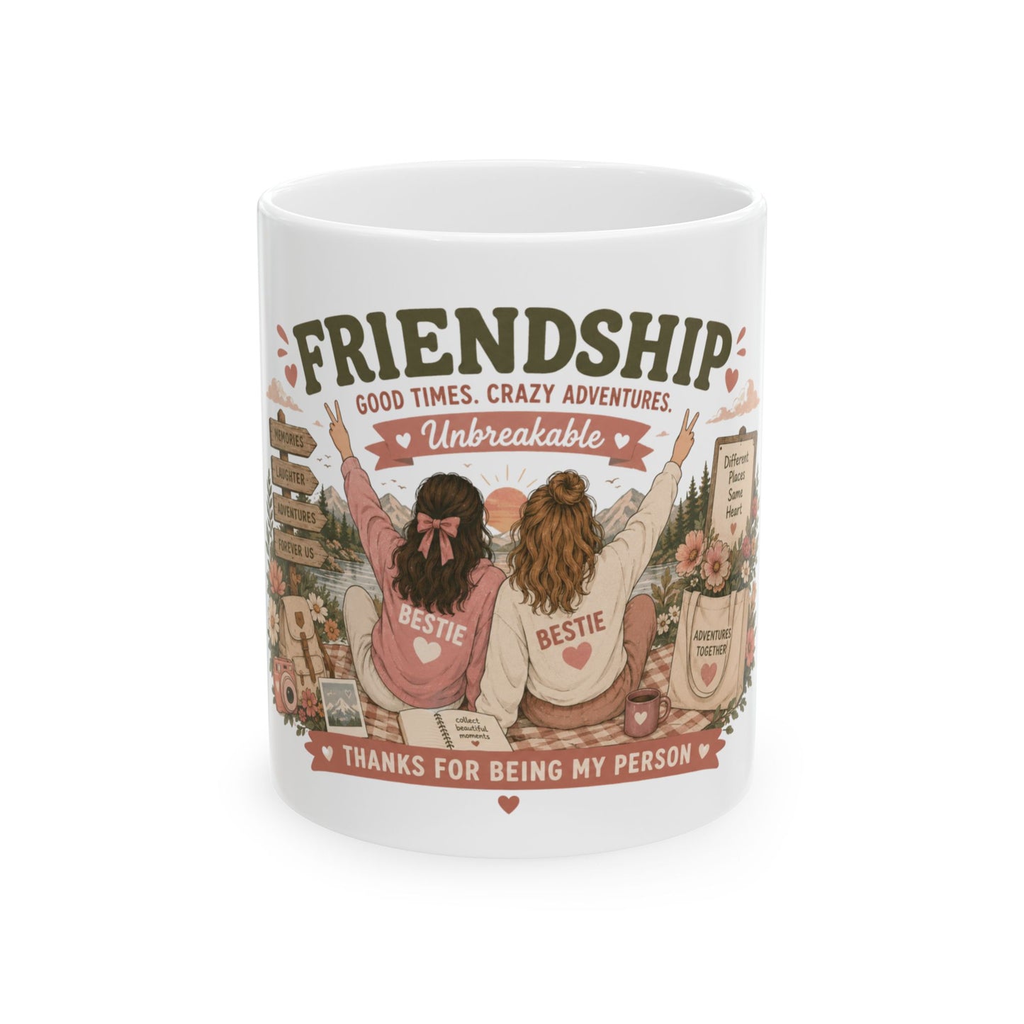 Best Friends Forever Mug | Girls Friendship Mug (11Oz)