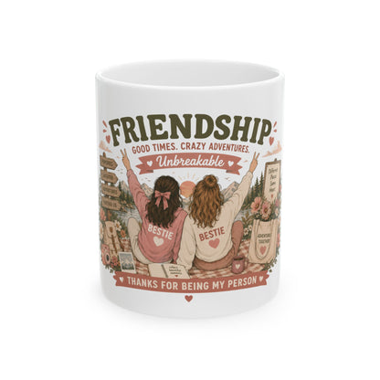 Best Friends Forever Mug | Girls Friendship Mug (11Oz)