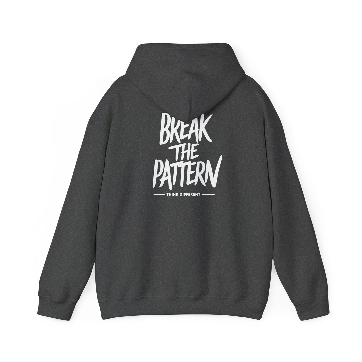 Break the Pattern Hoodie — Motivational Graphic Pullover
