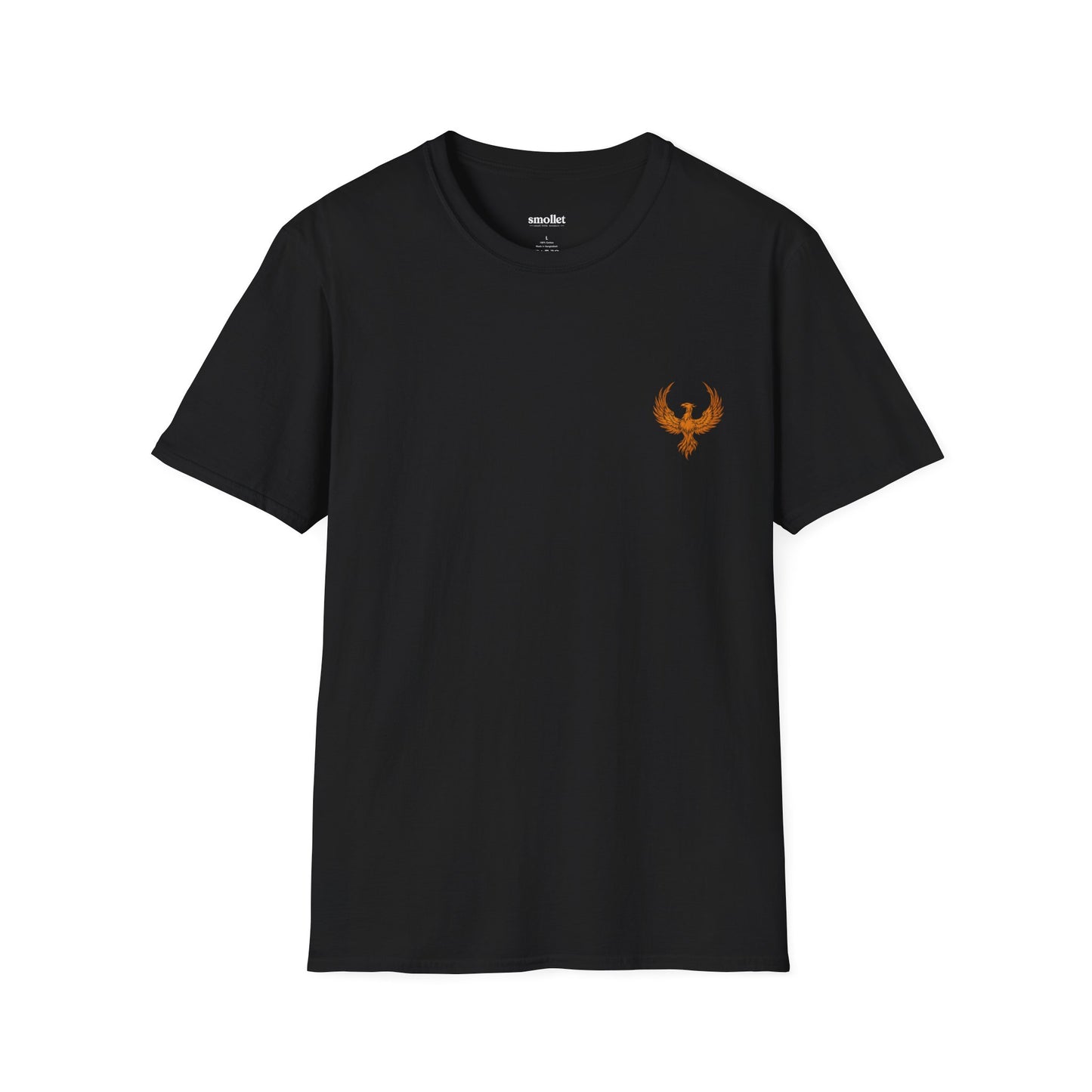 Rebirth T‑Shirt — Minimal Fiery Bird Graphic