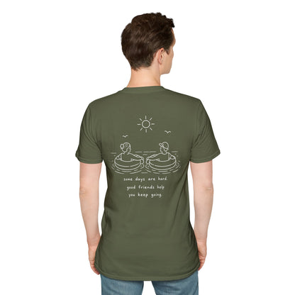 Cute Friendship T-Shirt | Mental Health Support Tee | Best Friend Graphic Shirt