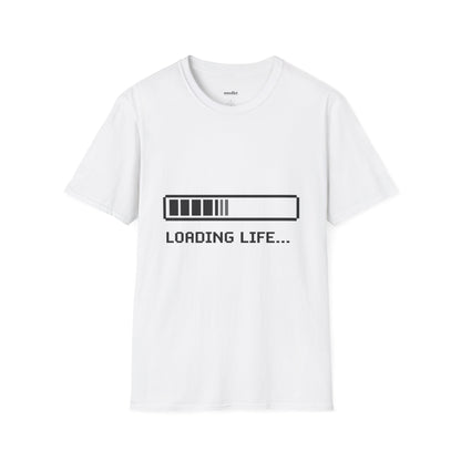 Loading Life T‑Shirt — Minimal Progress Bar Graphic Tee