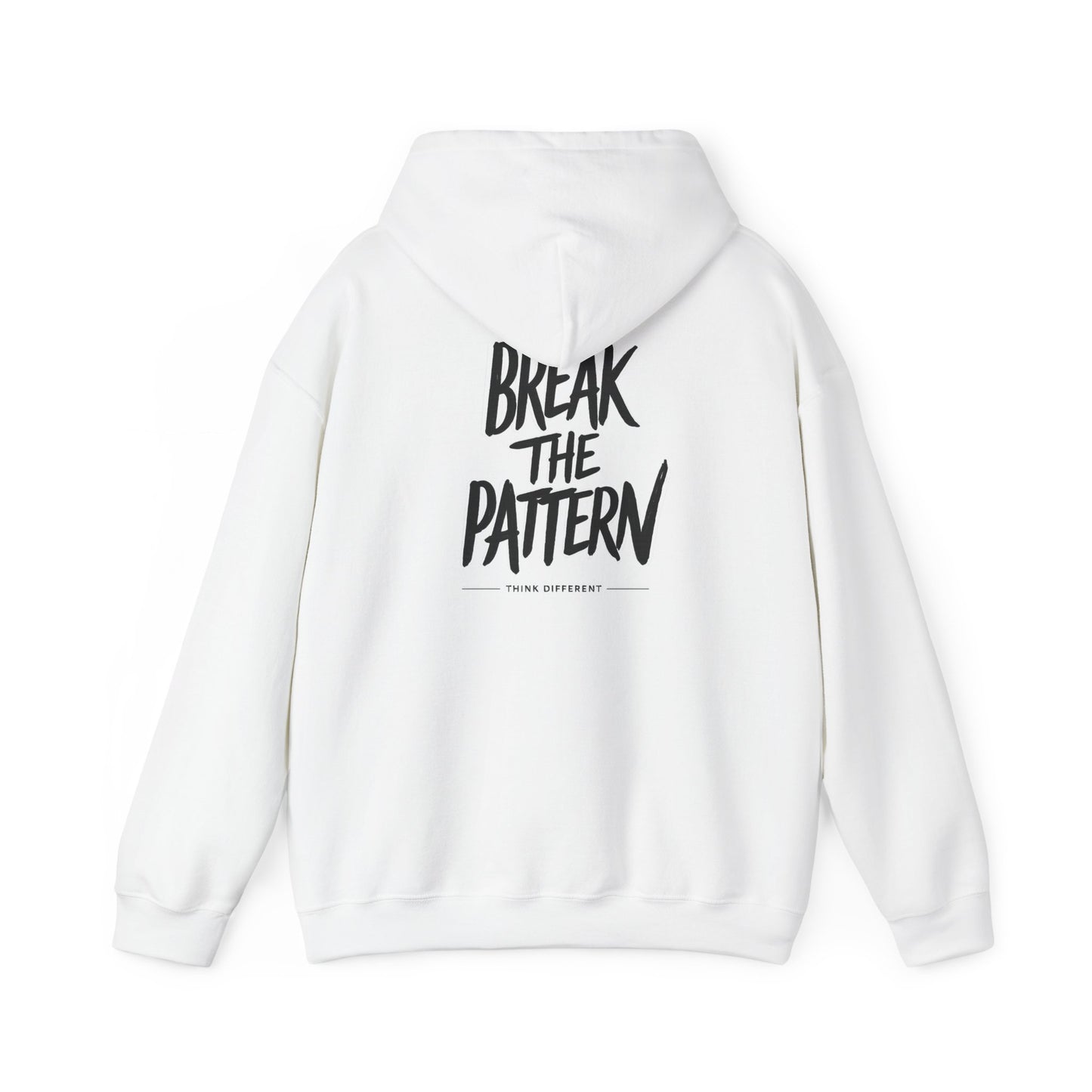 Break the Pattern Hoodie — Motivational Graphic Pullover