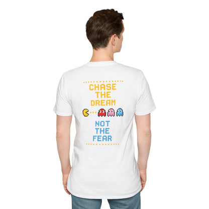 Pac-Man Maze Tee — Retro Arcade "RUN" Graphic T-Shirt