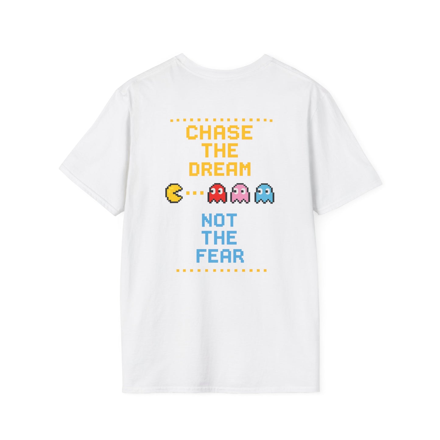 Pac-Man Maze Tee — Retro Arcade "RUN" Graphic T-Shirt