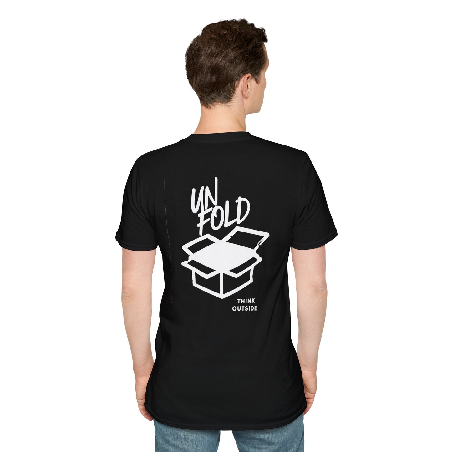 Think Outside the Box T-Shirt — Unfold the Box Graphic Tee