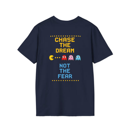 Pac-Man Maze Tee — Retro Arcade "RUN" Graphic T-Shirt