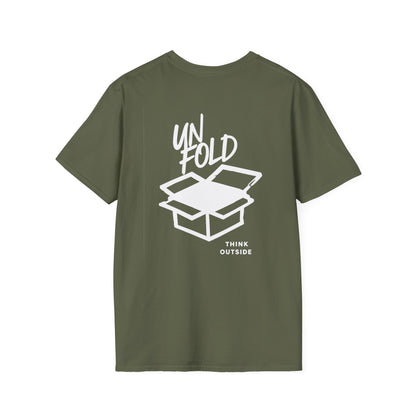 Think Outside the Box T-Shirt — Unfold the Box Graphic Tee