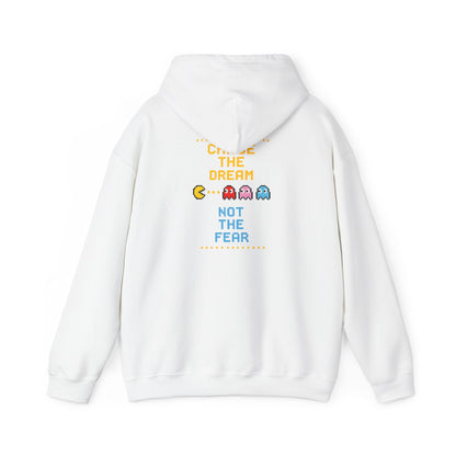 Pac-Man 'Choose The Dream Not The Fear' Hoodie - Retro Arcade Gamer Sweatshirt
