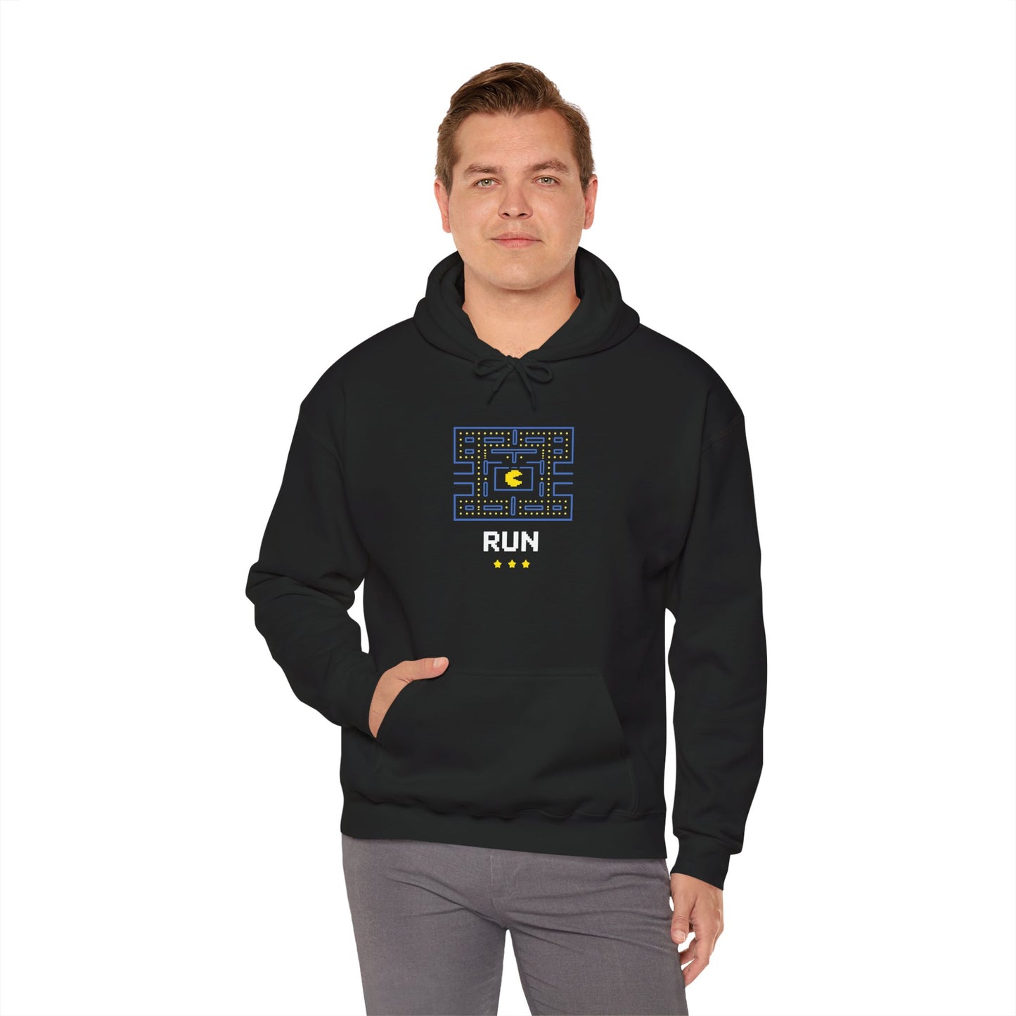 Pac-Man 'Choose The Dream Not The Fear' Hoodie - Retro Arcade Gamer Sweatshirt