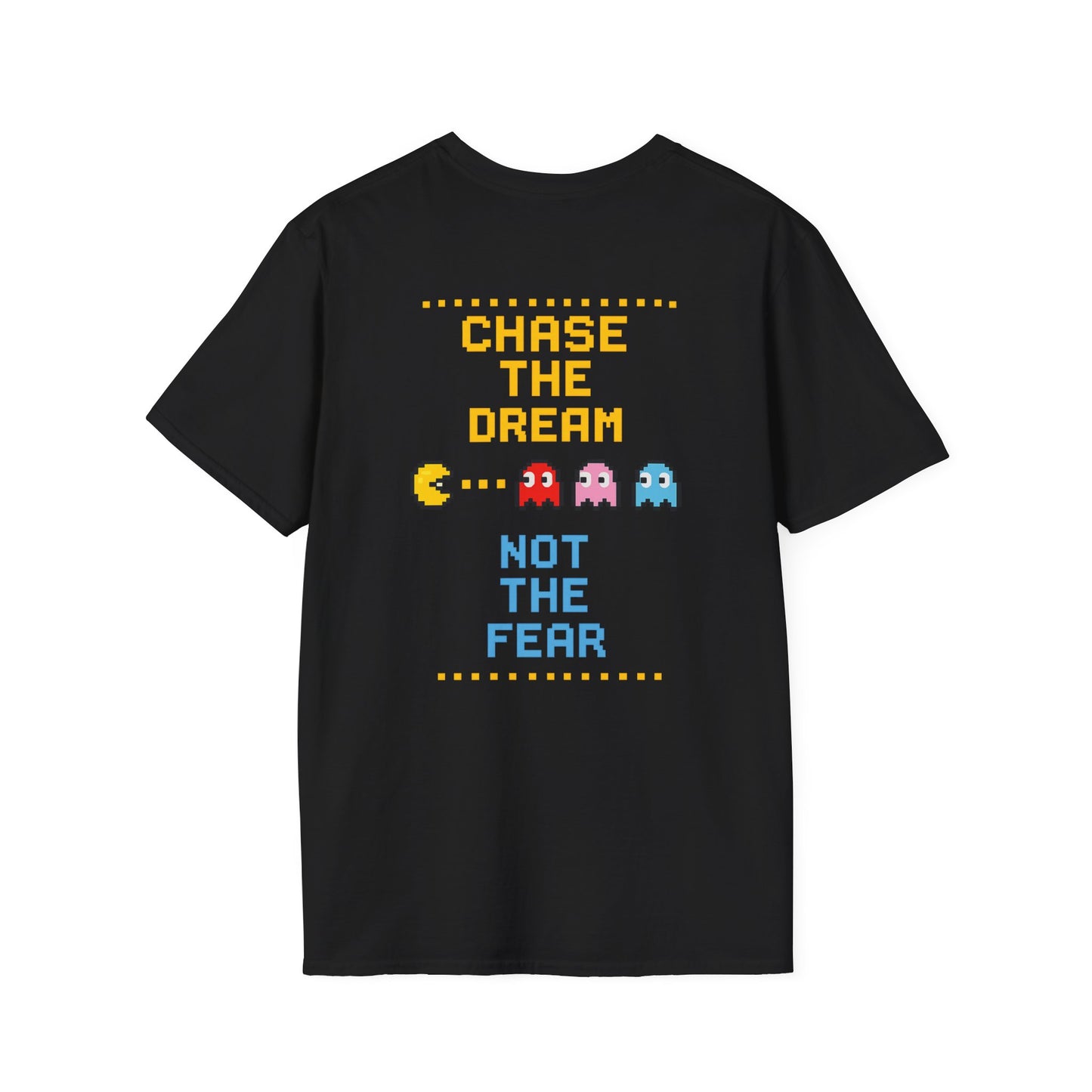 Pac-Man Maze Tee — Retro Arcade "RUN" Graphic T-Shirt