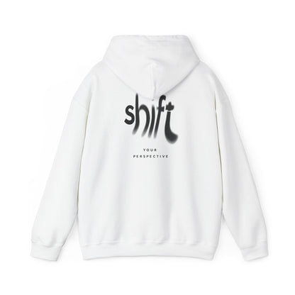 Hoodie — "Shift Your Perspective" Minimal Logo Pullover