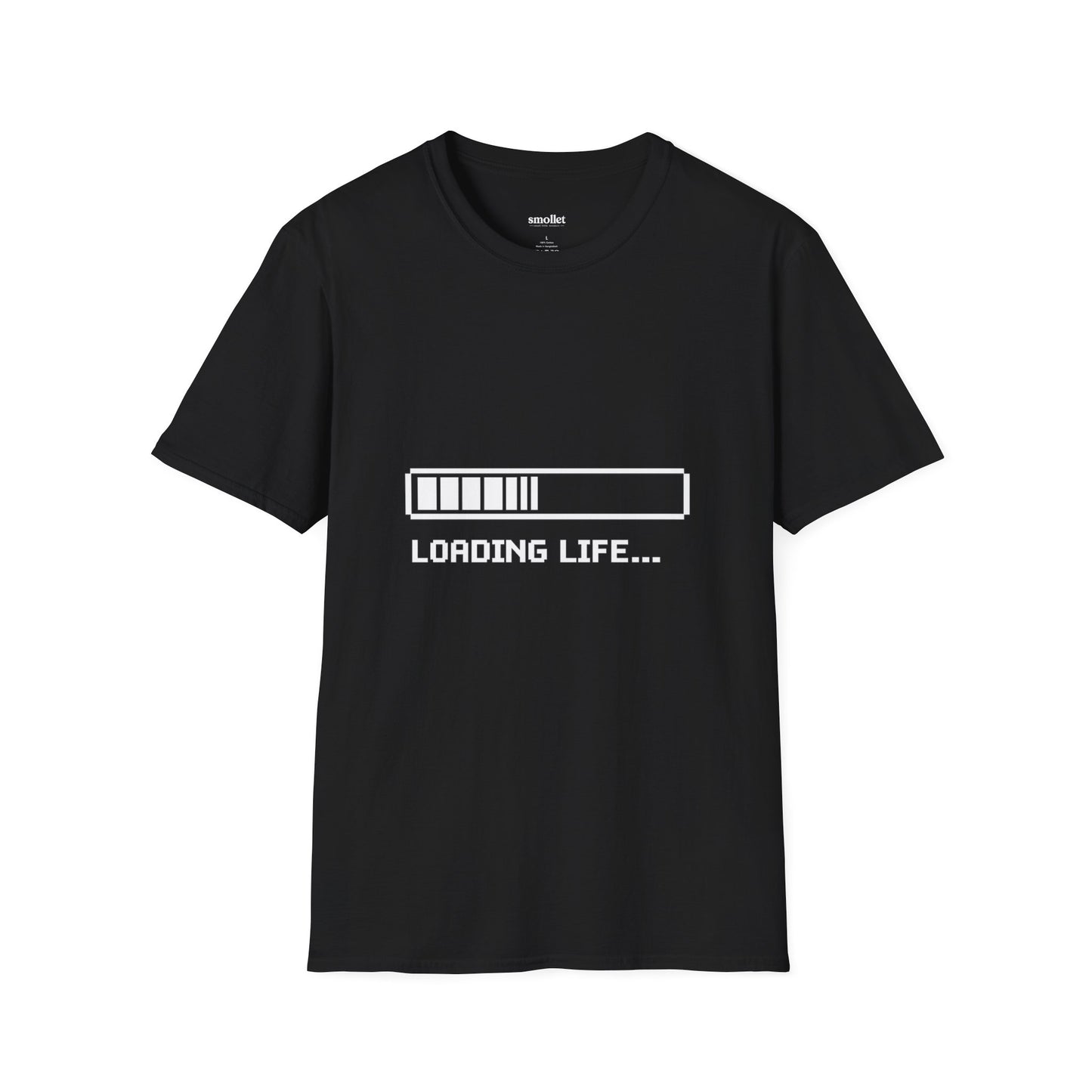 Loading Life T‑Shirt — Minimal Progress Bar Graphic Tee