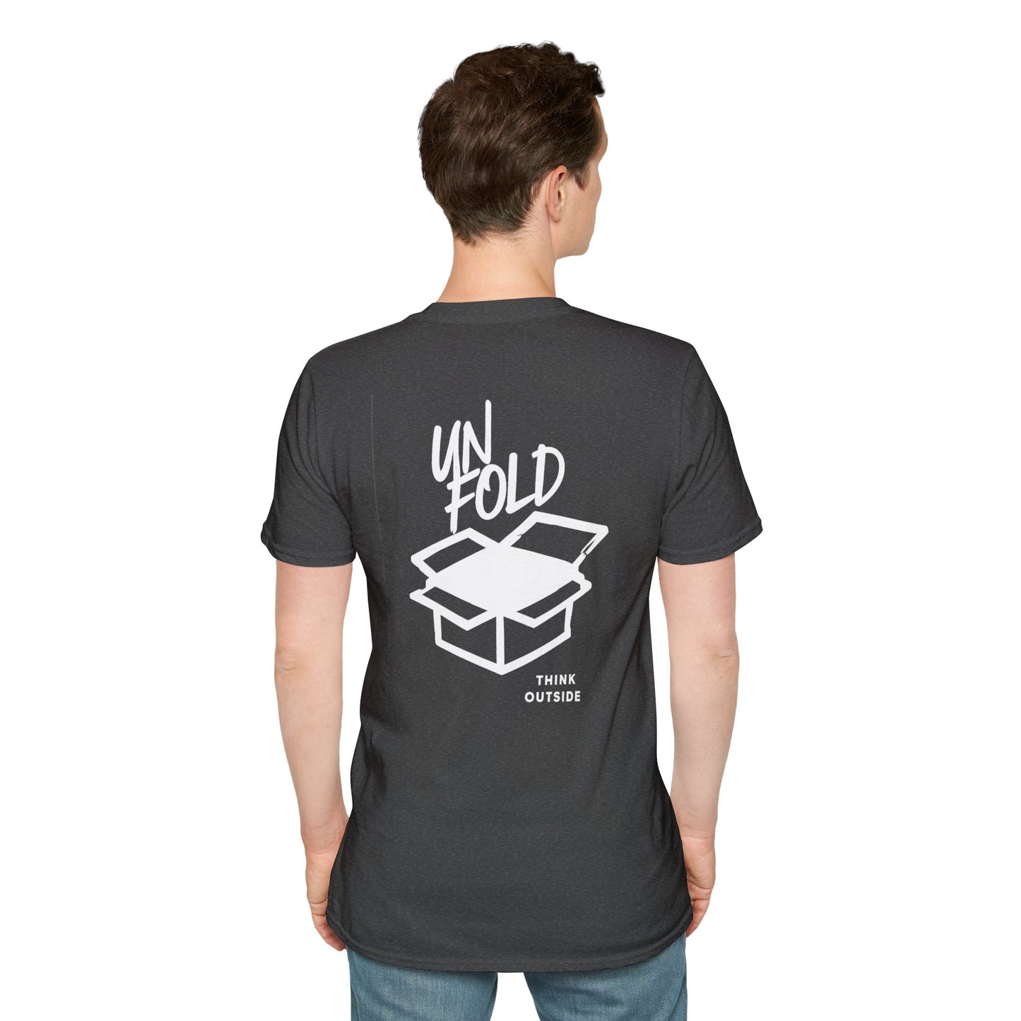 Think Outside the Box T-Shirt — Unfold the Box Graphic Tee