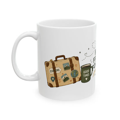 Best Friend Forever Travel Mug | Adventure Coffee Mug (11 Oz)