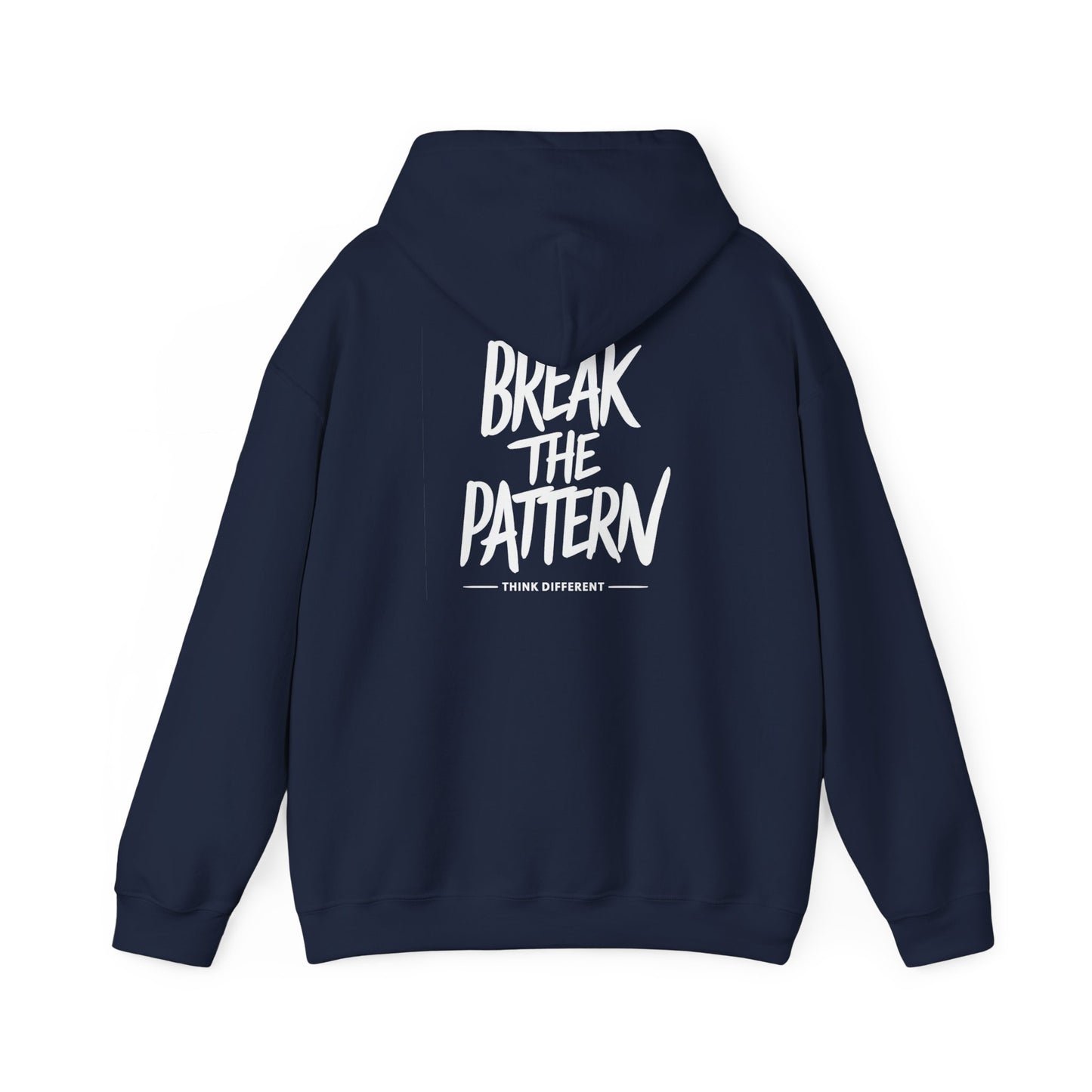 Break the Pattern Hoodie — Motivational Graphic Pullover