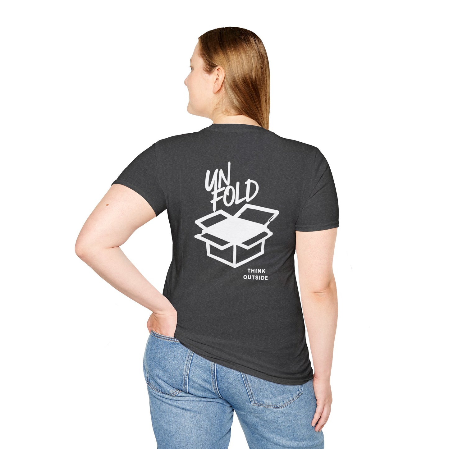 Think Outside the Box T-Shirt — Unfold the Box Graphic Tee