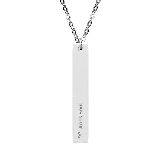 "Aries Soul" Vertical Bar Necklace