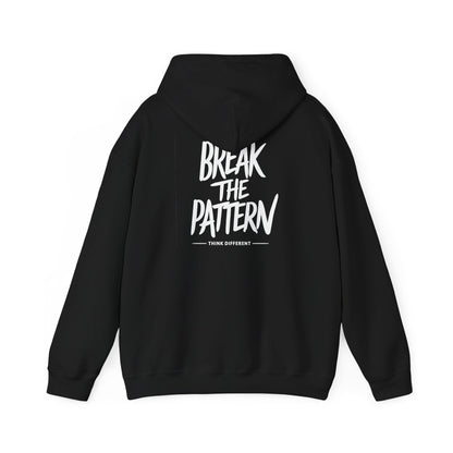 Break the Pattern Hoodie — Motivational Graphic Pullover
