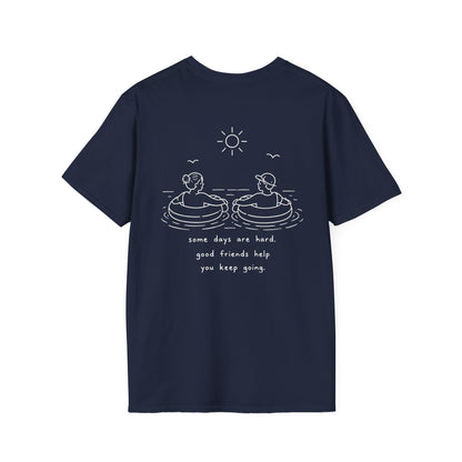 Cute Friendship T-Shirt | Mental Health Support Tee | Best Friend Graphic Shirt
