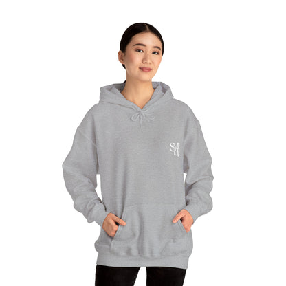 Hoodie — UNFOLD Box Graphic Pullover (Minimal Logo)