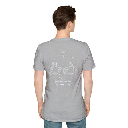 Cute Friendship T-Shirt | Mental Health Support Tee | Best Friend Graphic Shirt
