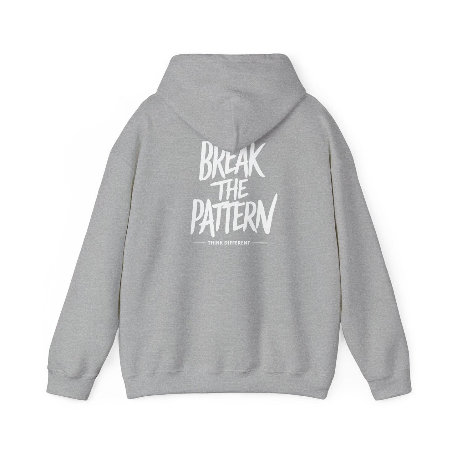 Break the Pattern Hoodie — Motivational Graphic Pullover