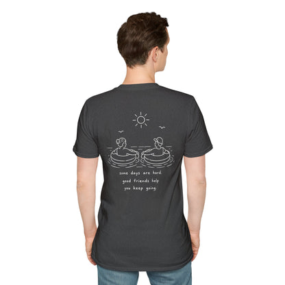 Cute Friendship T-Shirt | Mental Health Support Tee | Best Friend Graphic Shirt