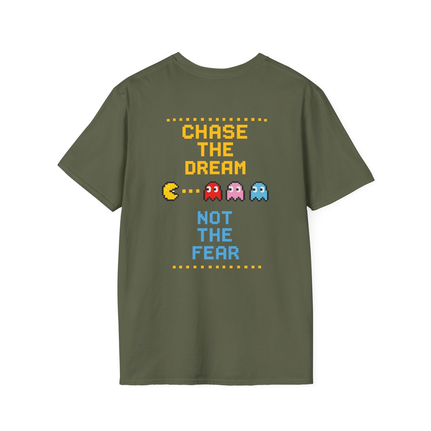 Pac-Man Maze Tee — Retro Arcade "RUN" Graphic T-Shirt