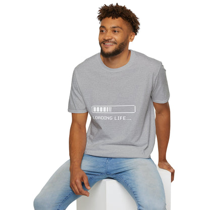 Loading Life T‑Shirt — Minimal Progress Bar Graphic Tee
