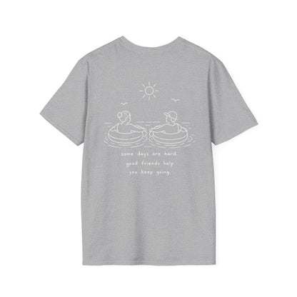 Cute Friendship T-Shirt | Mental Health Support Tee | Best Friend Graphic Shirt